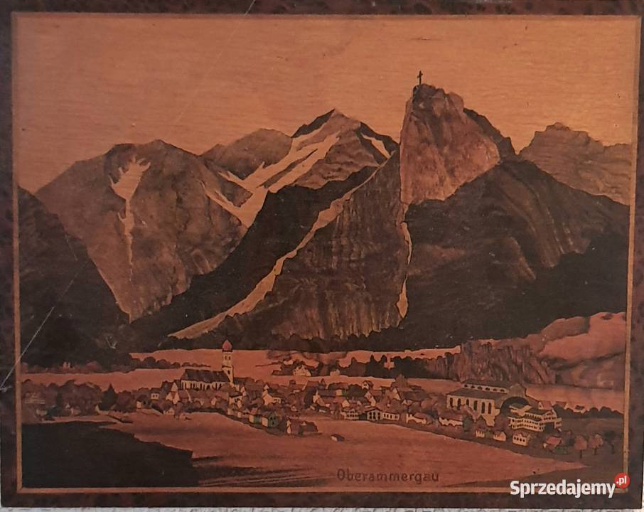 Dzieło na drewnie sprzed wojny Gliwice