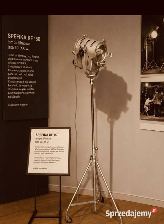 Lampa PRL filmowa Vintage loft stojąca Poznań