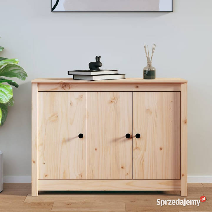 Szafka 100x35x74 lite drewno sosnowe WM814559 Warszawa