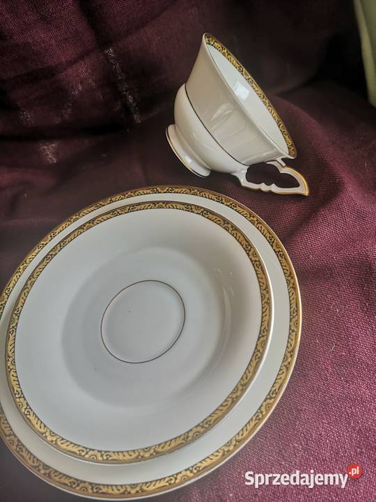 Hutschenrouther Filiżanka z talerzykiem Gdańsk