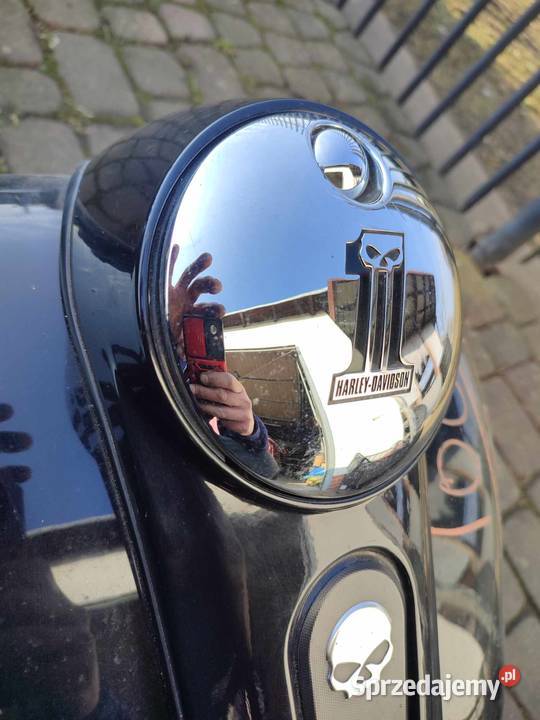 harley zbiornik klapka konsola skull Zbiorniki paliwa Trzciana