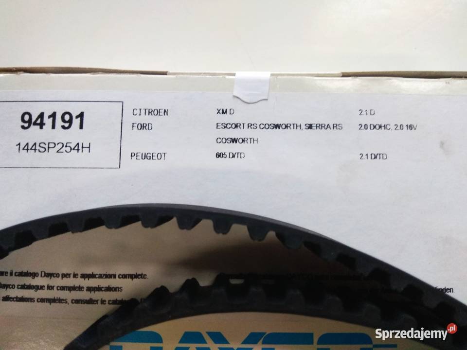 Pasek rozrządu Citroen XM Peugeot 605 21D lubelskie Lublin