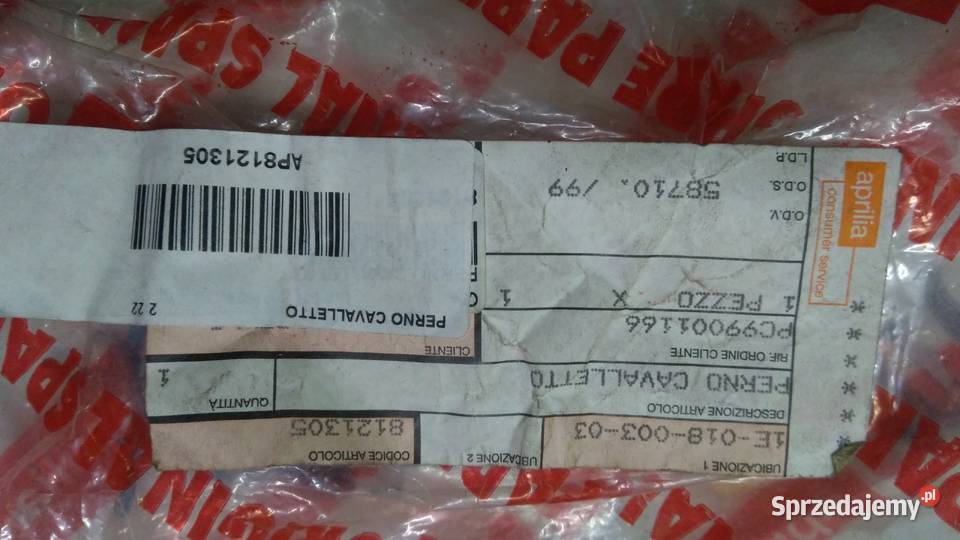 Śruba ośka nóżki centralnej Aprilia Leonardo 250 Bielsk Podlaski