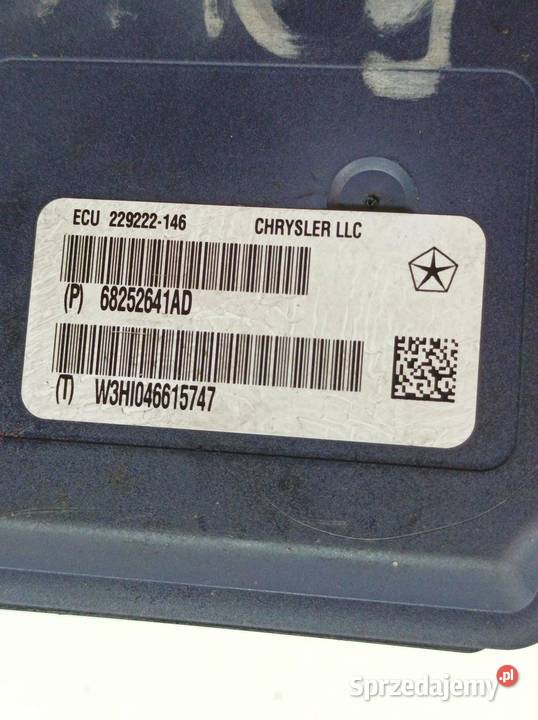 POMPA ABS 68252641AD Jeep Grand Cherokee IV 2011 Układ ABS i ESP Części samochodowe