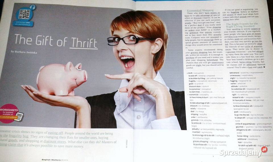 English Matters The gift of thrift How to save lubelskie Chełm