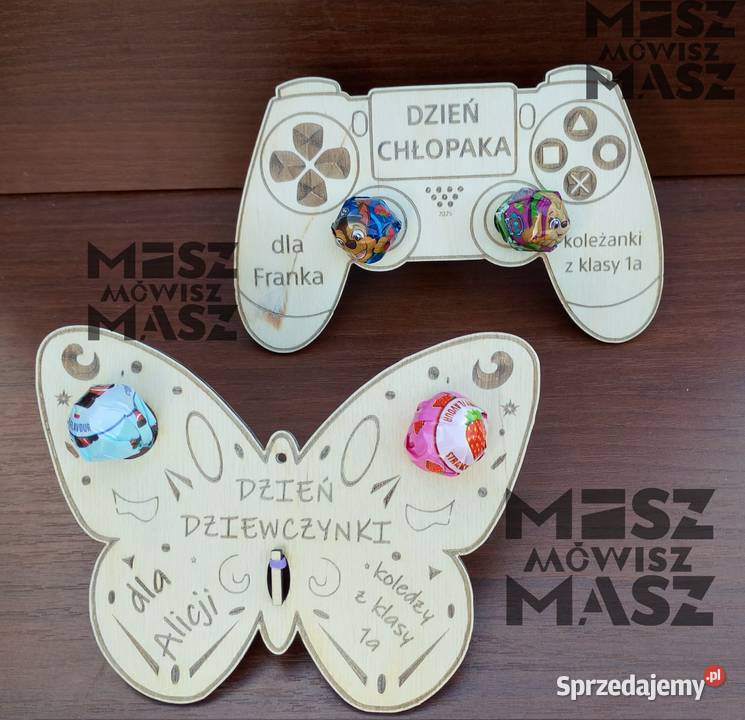 Game pad z lizakami na dzień chłopaka plus Racot