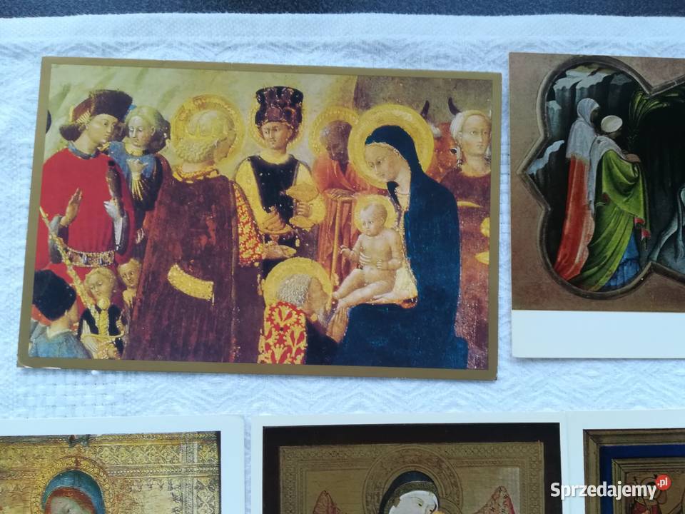 zestaw kartek z Madonnami historia sztuki sztuka Gdańsk