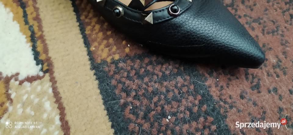 półbuty damskie czółenka czarne rozmiar 38