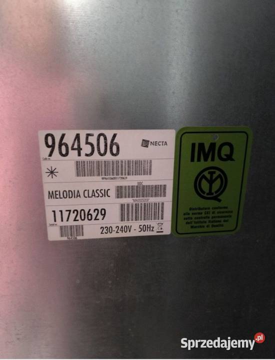 Automat Vendingowy Necta Melodia Automat Gastronomia warmińsko-mazurskie Olsztyn
