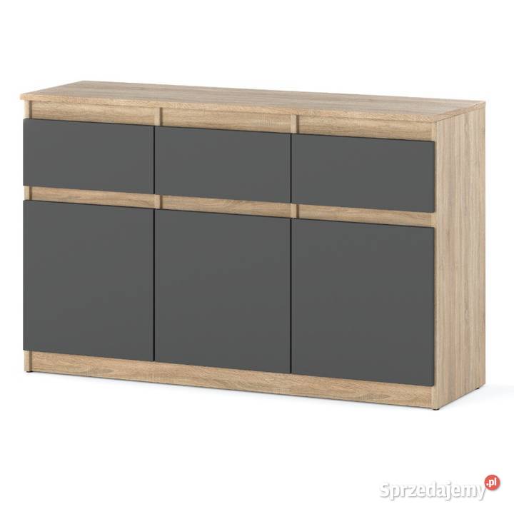 Komoda Nowoczesna Do Sypialni Młodzieżowa 120 3 120cm
