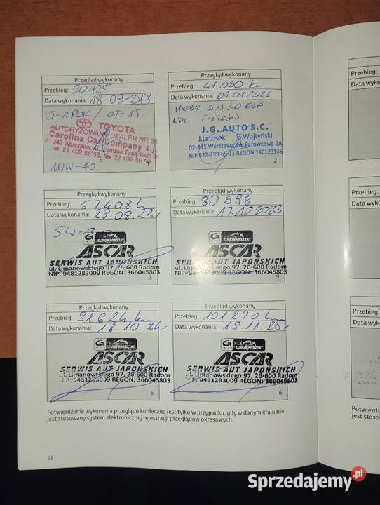 Toyota Corolla 16 salon serwis 102 Warszawa sprzedam