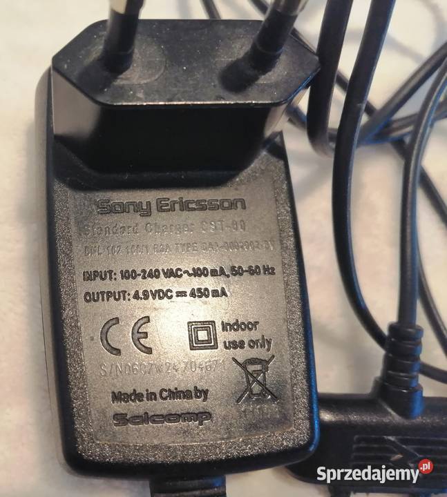 Ładowarka sieciowa Sony Ericsson CST60 śląskie Czeladź