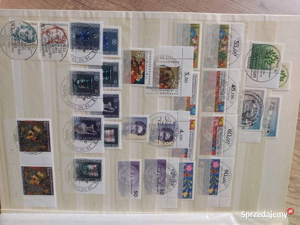 Kolekcję znaczków sprzedam 70 klaserów Pyrzyce