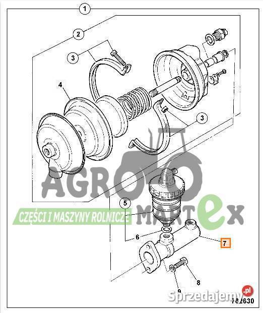 15914805 pompka hamulcowa JCB FASTRAC 3220 3155 Wichrów