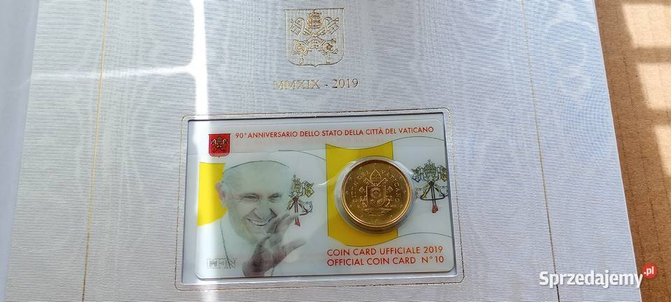 Stare Monety Medal Benedykt XVI set 2019 Watykan