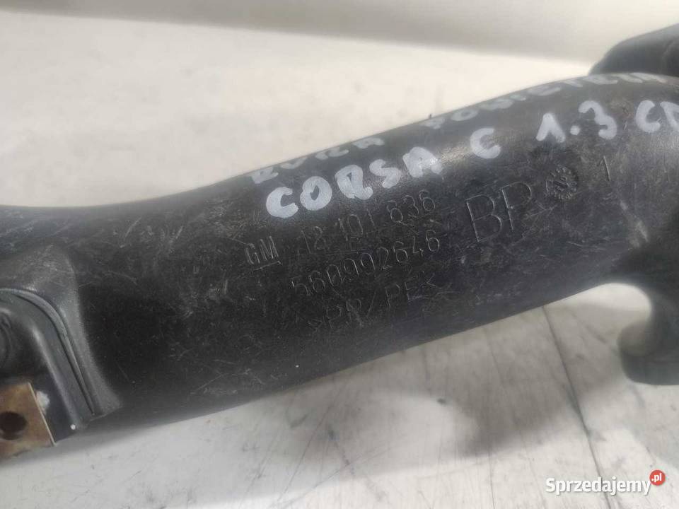 WĄŻ RURA INTERCOOLERA OPEL CORSA C 13 CDTI osobowe Węże chłodnicy wielkopolskie