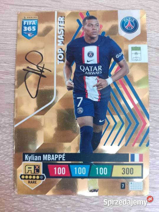 Karta panini adrenalyn kylian Mbapp Gdańsk