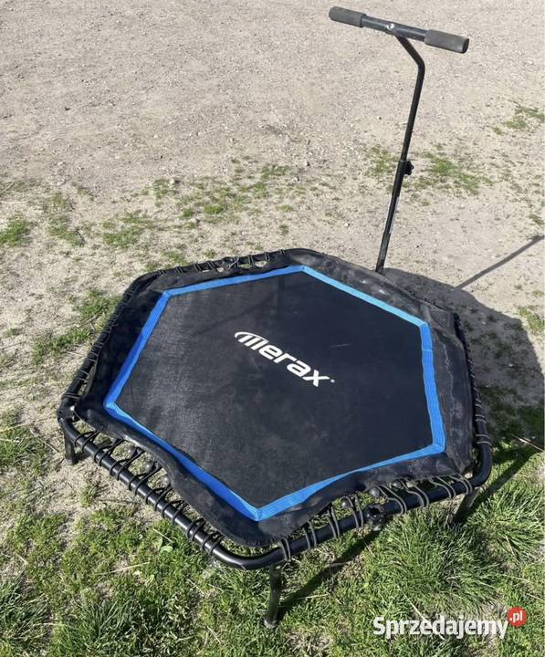 Trampolina fitnes z uchwytem składana