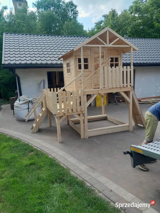 Domek drewniany plac zabaw Straszęcin sprzedam