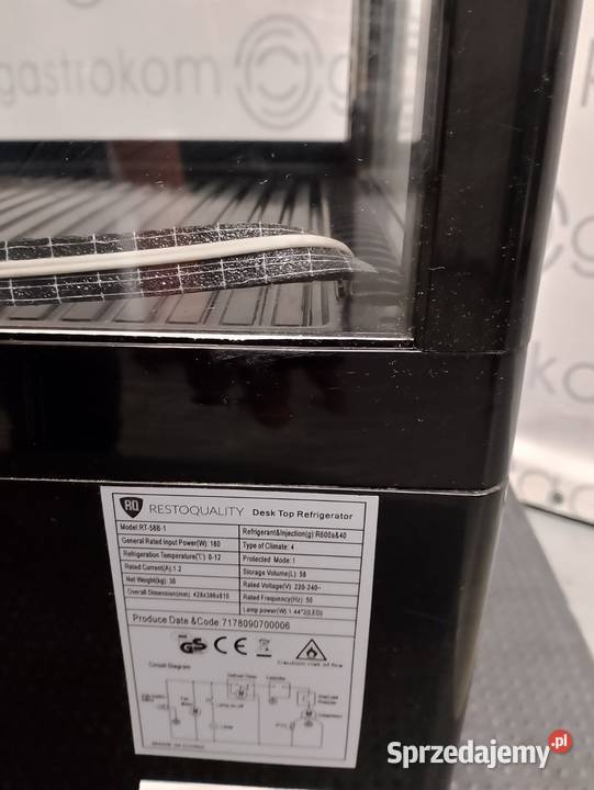 Witrynka chłodnicza 78l Restoquality RT58B1 Wrocław