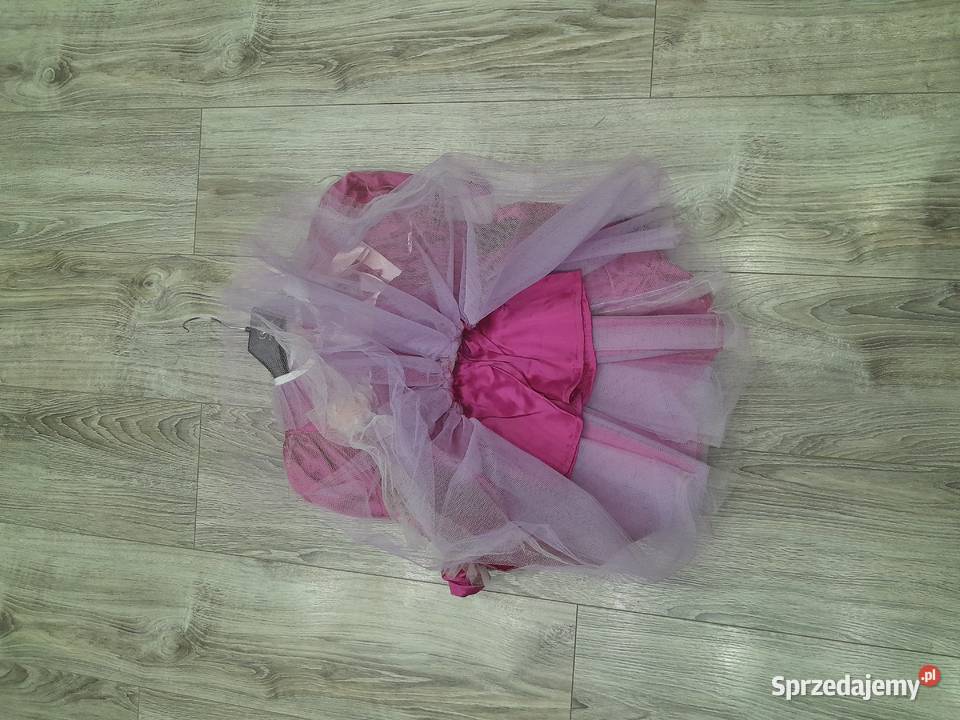 Sukienka różana dziewczynki 2 lata+