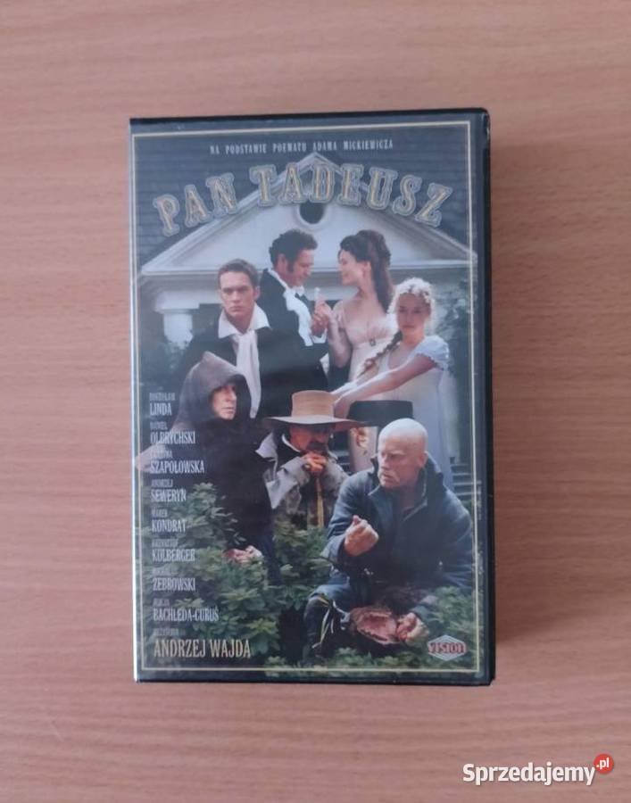 Film PAN TADEUSZ kaseta VHS video reż Andrzej wielkopolskie Oborniki