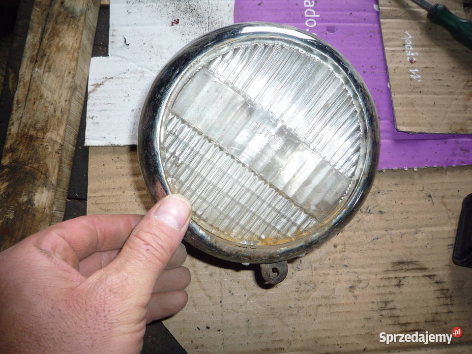 lampa reflektor retro podkarpackie Chmiel