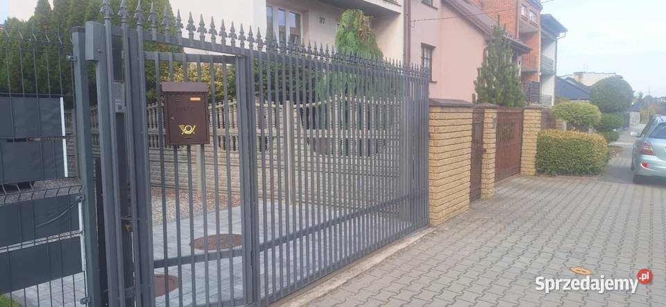 Brama z furtką przesuwna na sprzedaż RADOM mazowieckie