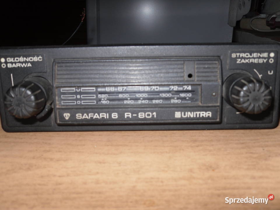 radio samochodowe UNITRA SAFARI 6 Car audio sprzedam