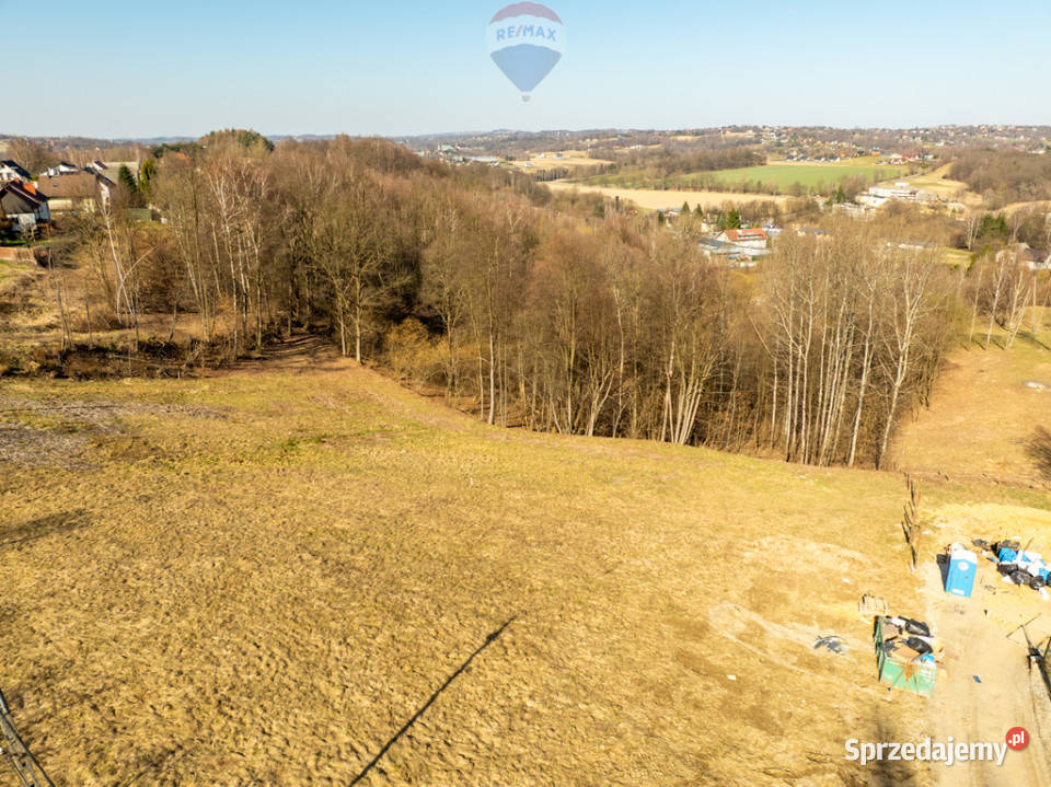 Działki budowlane Siepraw 8 ar z dala S7 małopolskie