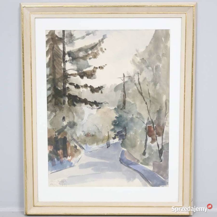 Akwarela artysty Heinz Koppel Wielka wielkopolskie Piła