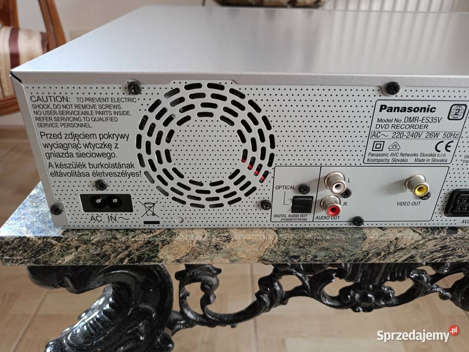 Nowa Nagrywarka DVD VHS Panasonic DMRES35V Drawski Młyn