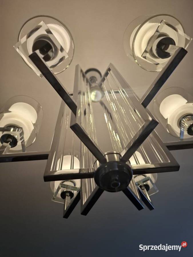 Lampa wisząca nowoczesna chromowana Manhattan łódzkie Łódź