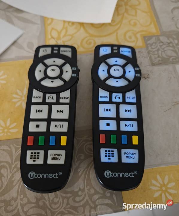 Piloty zdalnego sterowania Uconnect DVD Chrysler pomorskie