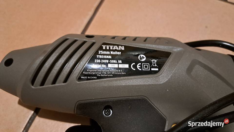 Gwożdziarka elektryczna TITAN nowa Leszno sprzedam