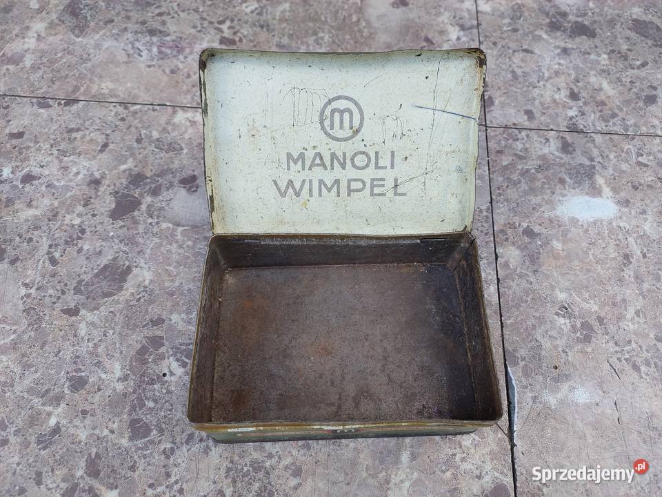 Stara puszka puzderko papierosów Manoli Wimpel sprzedam