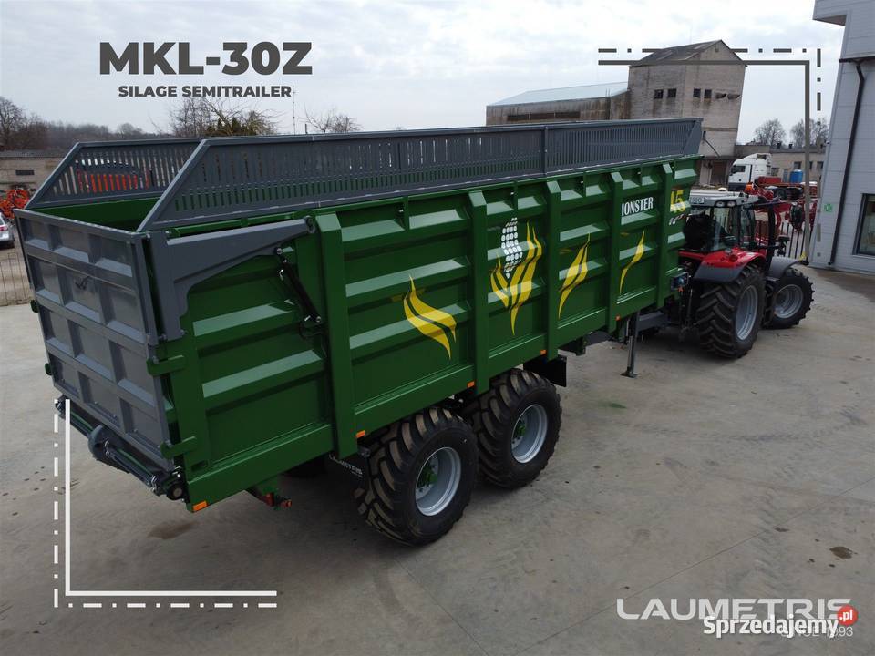 Laumetris Przyczepa objętościowa MKL30Z 40 m Białystok sprzedam