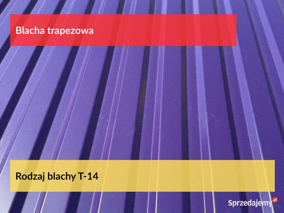 Blacha Trapezowa T14 2 gat w kolorze 7016 Grafit Puszczykowo