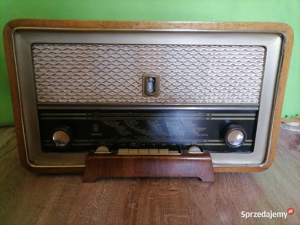 Stare radio lampowe z lat   50   tych Sprawne