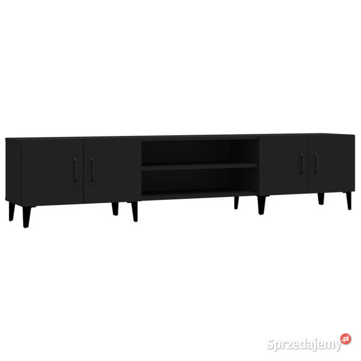 Szafka pod TV czarna 180x315x40 materiał Warszawa