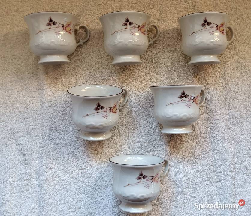 Ćmielów Serwis do kawy herbaty Filiżanki mazowieckie Brwinów sprzedam