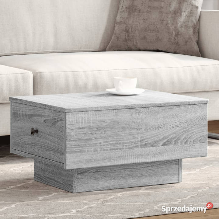 Stolik kawowy szary dąb sonoma 60x45x31 WM848085