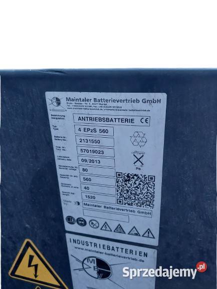 AKUMULATOR BATERIA TRAKCYJNA 80V 560Ah 4EPzS