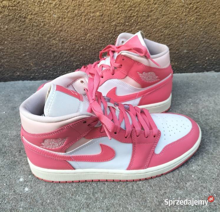Buty Air Jordan 1 MID Strawberries Cream 405 Damskie Wałbrzych