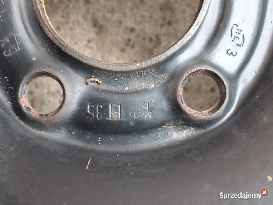 Felgi Opel 15 65J ET 35 stalowe Medynia Kańczucka