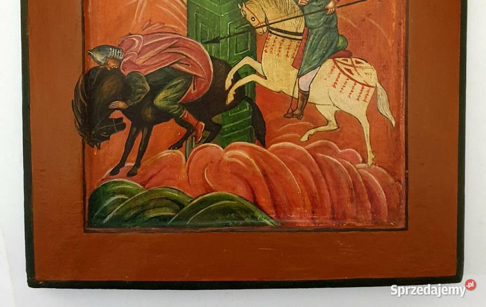 Ikona Święty Dymitr z Tesaloniki 0234 Malarstwo Warszawa