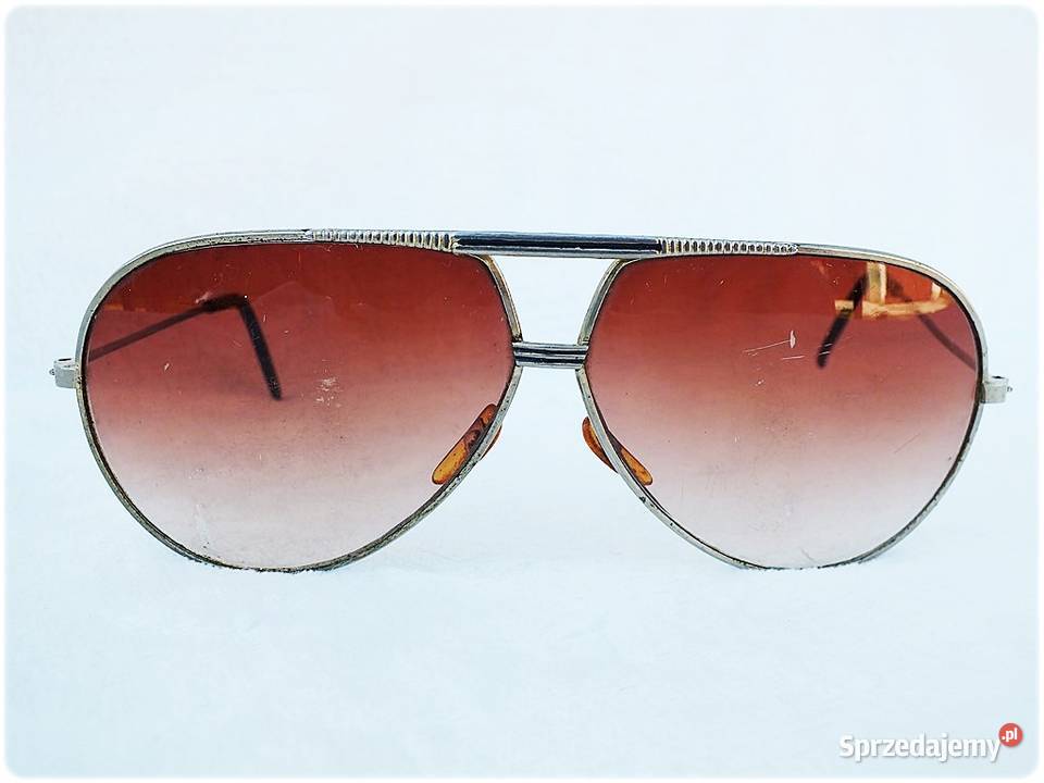 Stare Okulary przeciwsłoneczne Duże Aviator