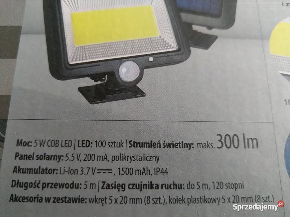 NAJTANIEJ Naświetlacz Solarny z Czujnikiem Ruchu Zabrze