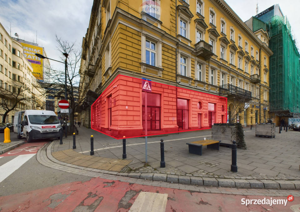 Lokal handlowy witryny al Jerozolimskiecentrum Warszawa