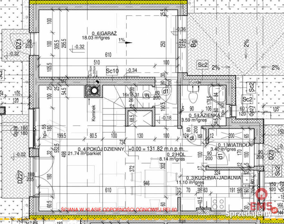 sprzedaży domu szeregowego 1304m2 Białystok 130.4m2 sprzedam